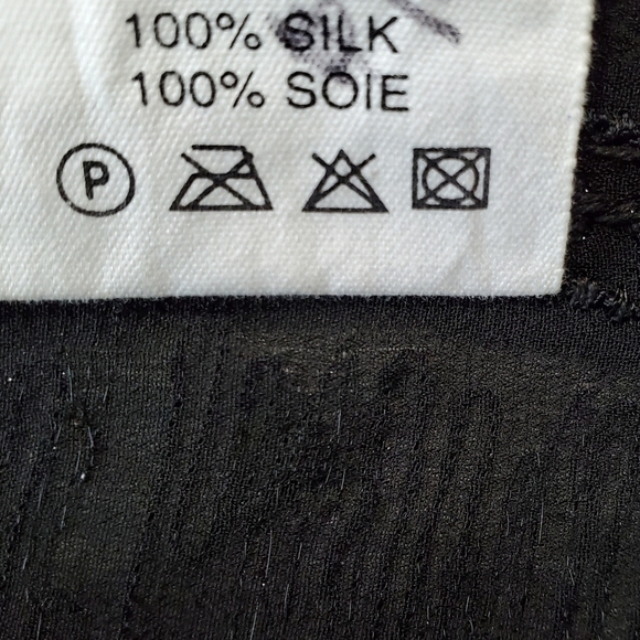 Lecoanet Hemant Paris 100% Silk Black Swirl Embroidered Crop Evening Jacket 44 M - Picture 10 of 13